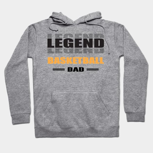 legend basketball dad Hoodie by rohint2